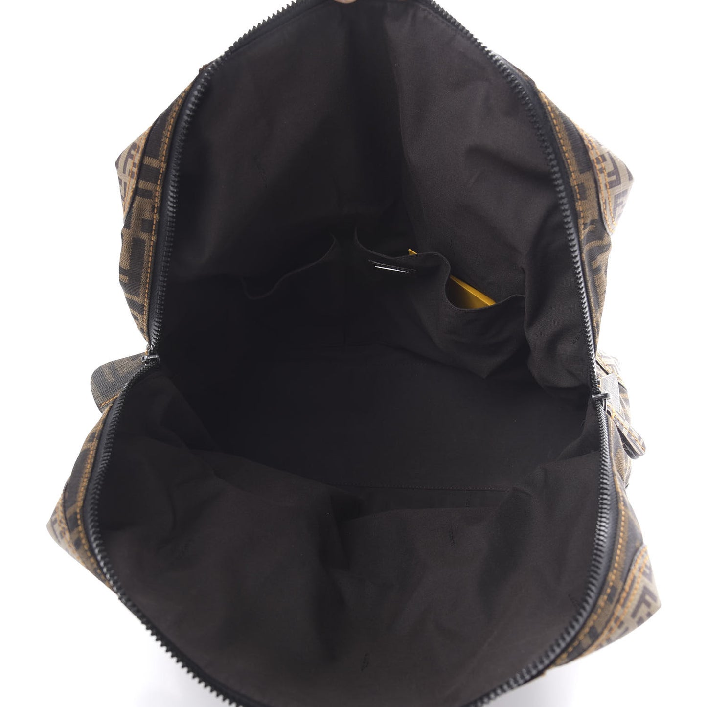 Zucca Zucchino Spalmati Large B Mix Tote Tobacco