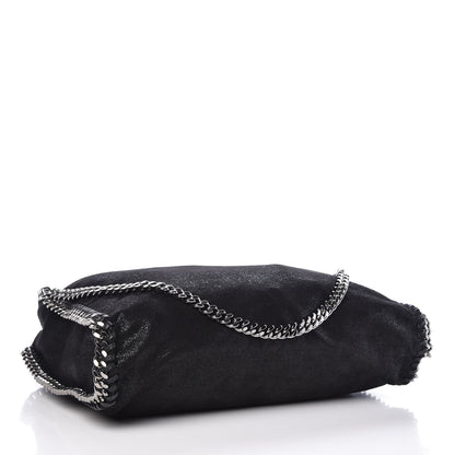 Stella McCartney Shaggy Deer Falabella Fold Over Tote Black 4 of 6