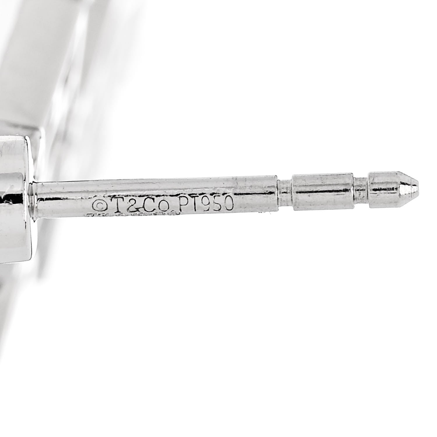 Tiffany Platinum Diamond Legacy Jazz Pagoda Drop Earrings 4 of 4