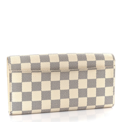 Louis Vuitton Damier Azur Sarah Wallet NM 3 of 10