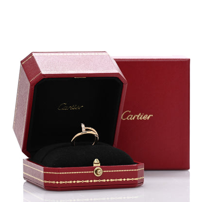 Cartier 18K Pink Gold Diamond Juste Un Clou Ring 50 5.25 5 of 5