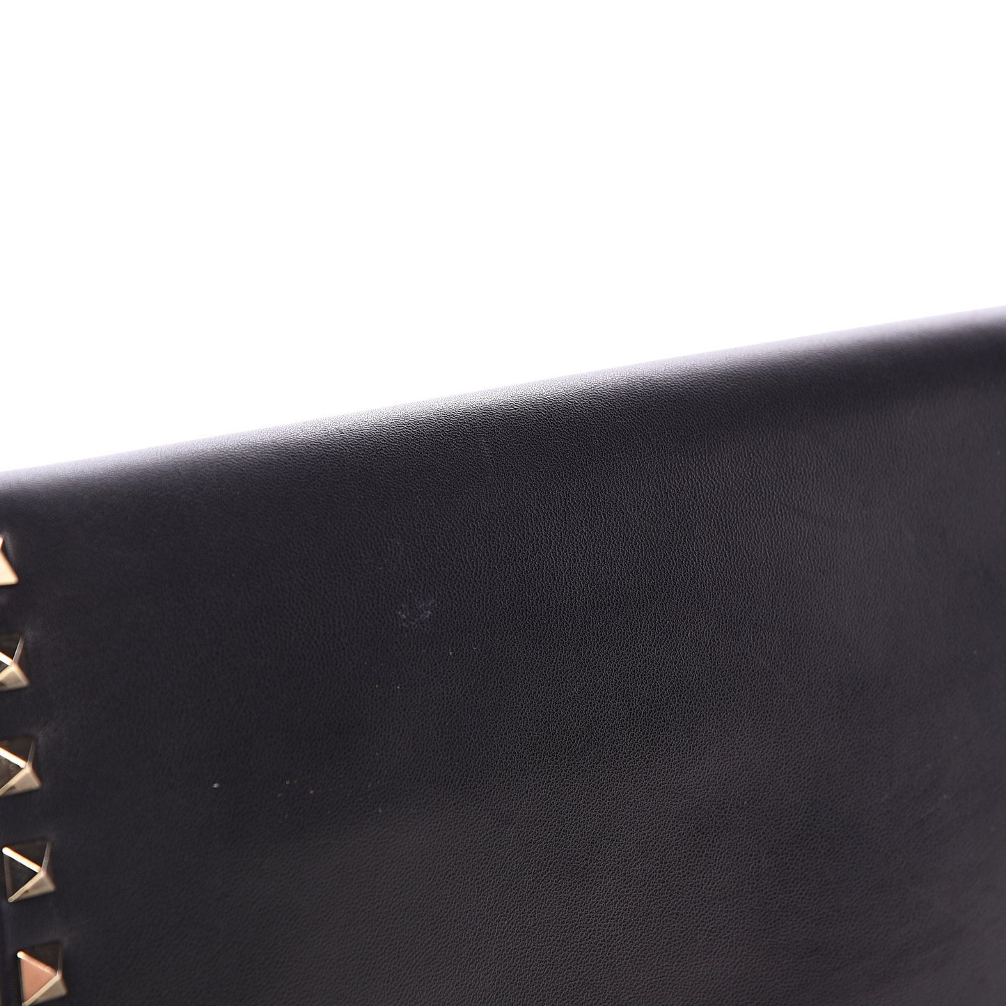 Nappa Rockstud Wristlet Clutch Black