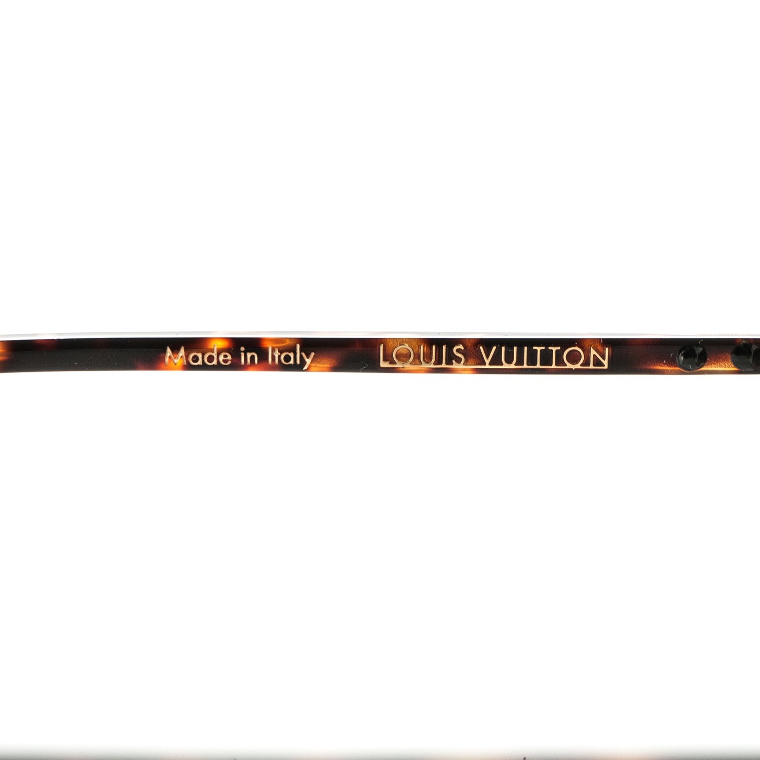 Louis Vuitton Conspiration Pilote Sunglasses Z0164U Gold 7 of 7