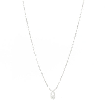 Graff 18K White Gold Diamond Classic Butterfly Round Pendant Necklace 1 of 6