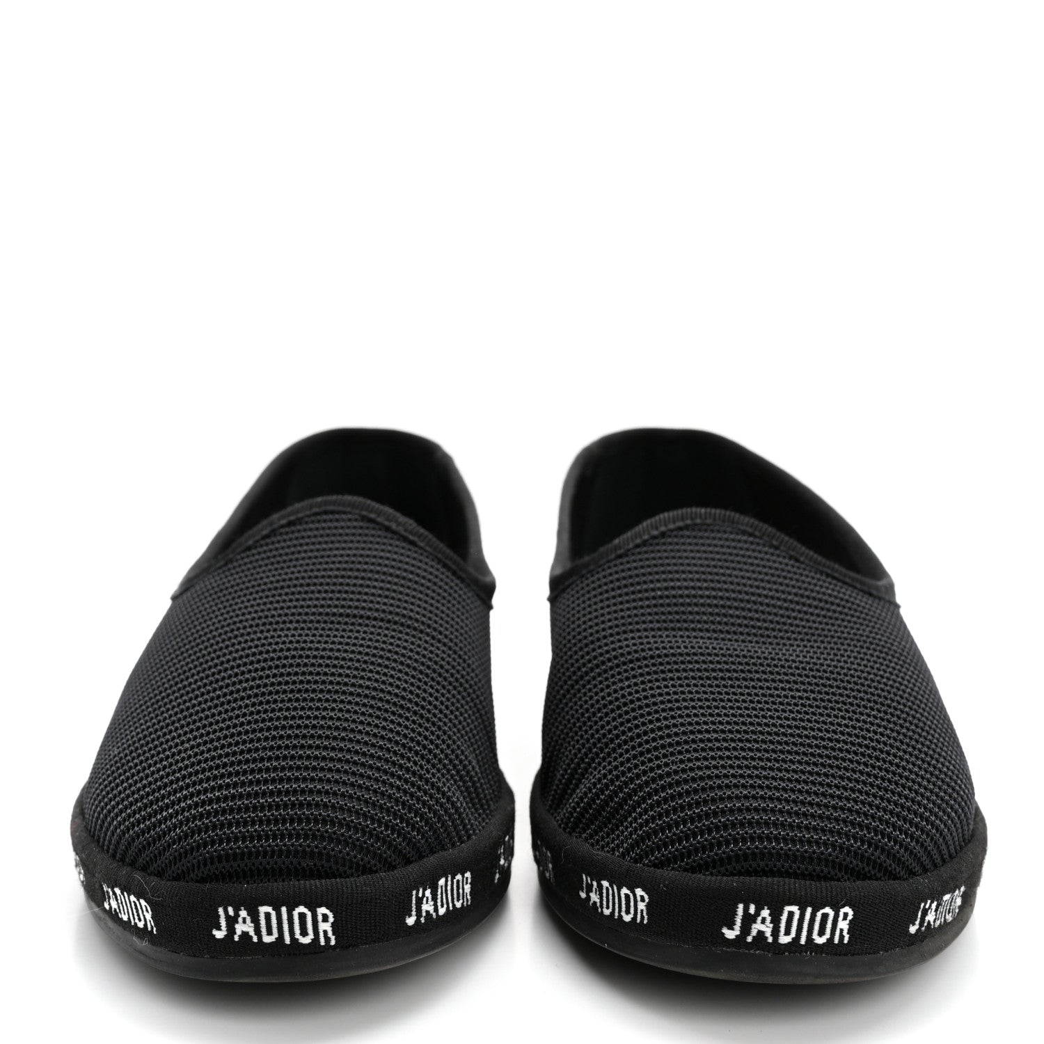Christian Dior Technical Canvas J'adior Flats 37.5 Black 2 of 12