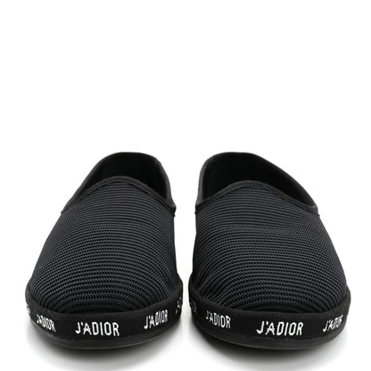 Christian Dior Technical Canvas J'adior Flats 37.5 Black 2 of 12
