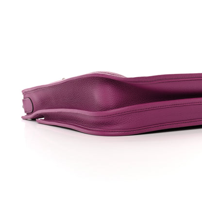 Hermes Taurillon Clemence Evelyne III PM Anemone 9 of 11