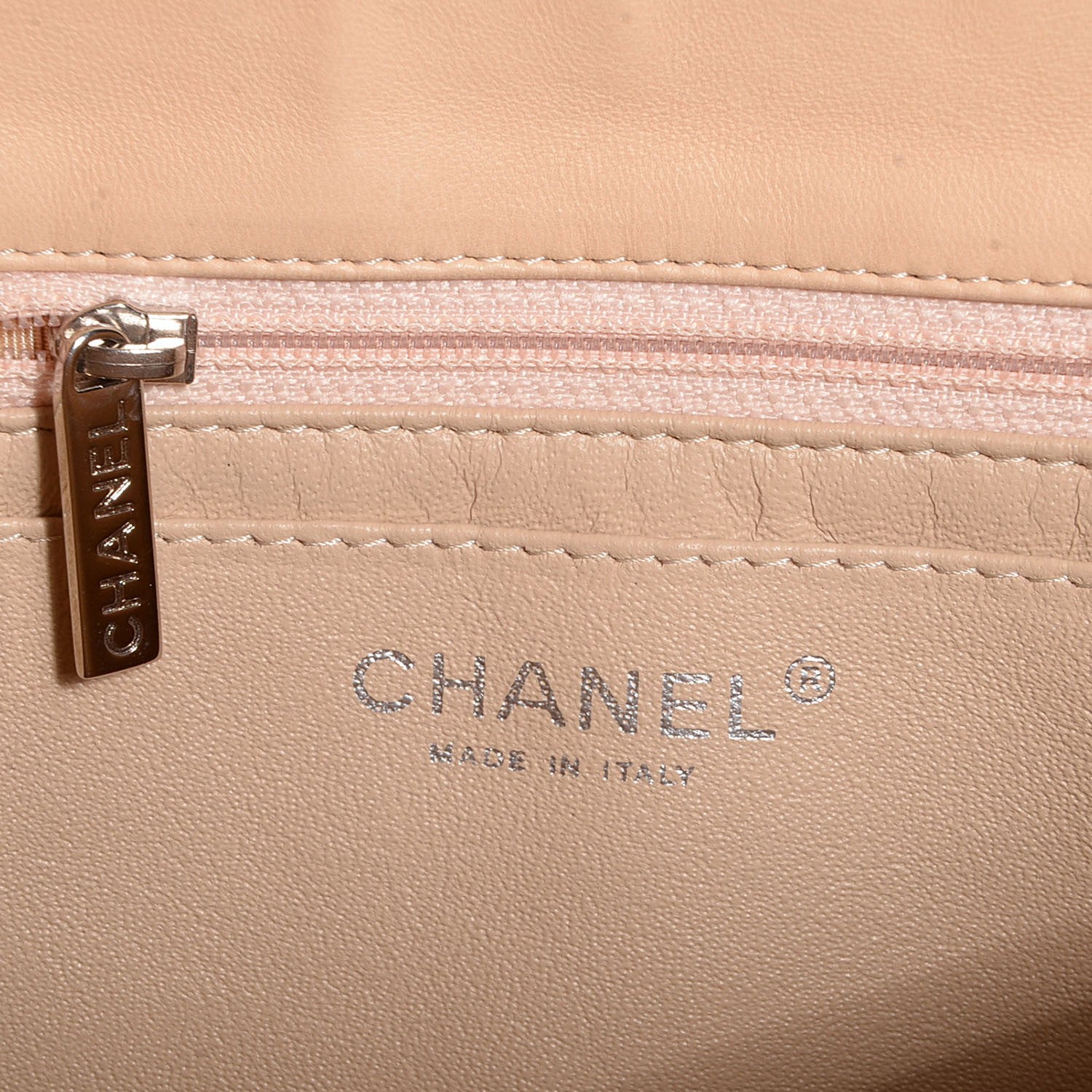 Chanel Lambskin Quilted Jumbo Single Flap Beige Clair 10 of 23