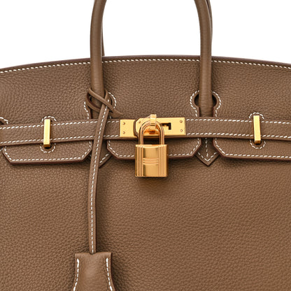 Hermes Togo Birkin 25 Etoupe 8 of 11