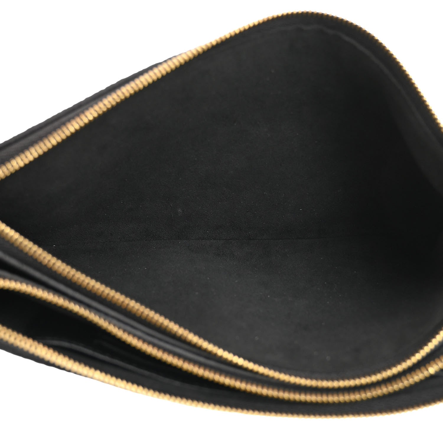 Louis Vuitton Empreinte Double Zip Pochette Black 7 of 11