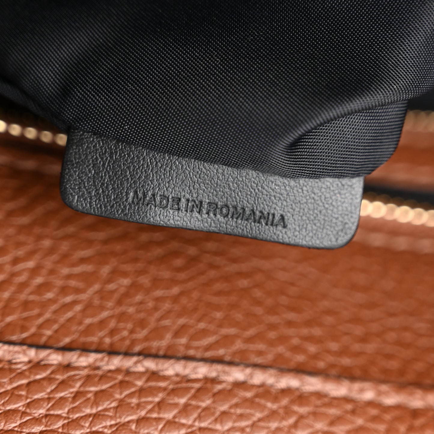 Calfskin Logo Embossed Medium Ardwell Tote Tan