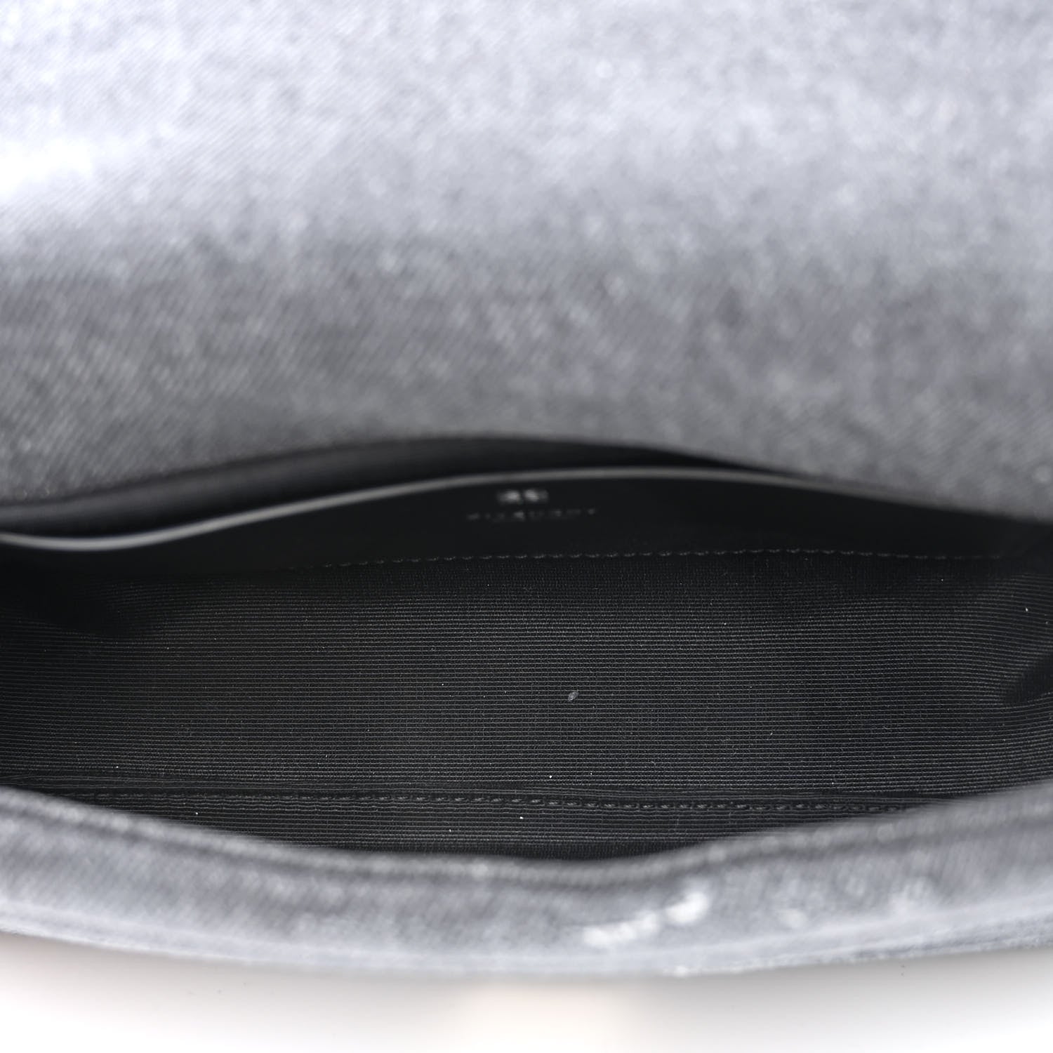 Givenchy Distressed Denim Quilted Small 4G Shoulder Bag Black 5 of 9