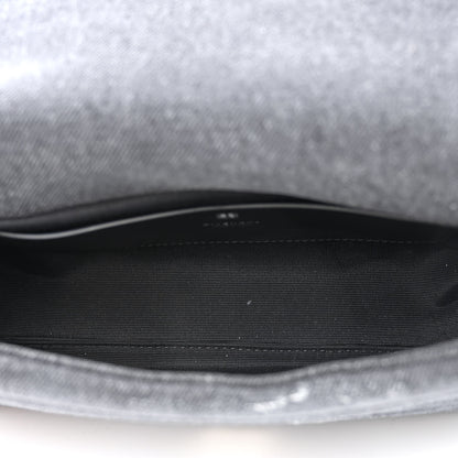 Givenchy Distressed Denim Quilted Small 4G Shoulder Bag Black 5 of 9