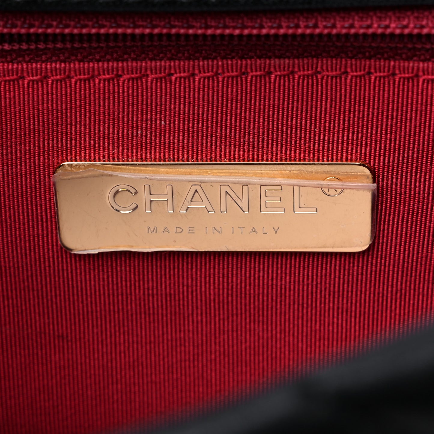 Lambskin Quilted Medium Chanel 19 Flap Black