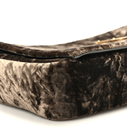 Saint Laurent Velvet Monogram Kate 99 Vintage Olive 8 of 9