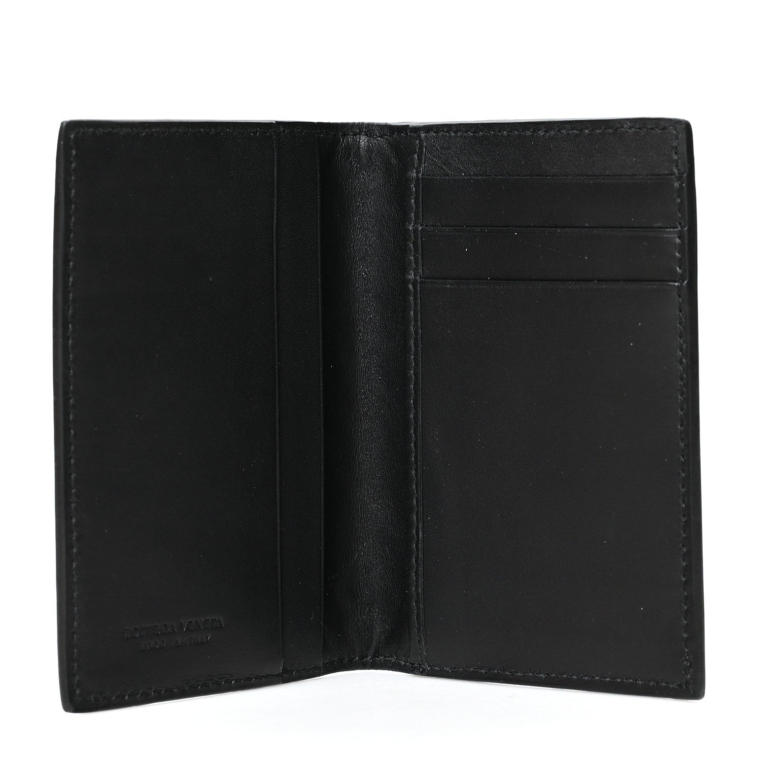 Bottega Veneta Nappa Intrecciato Bi-Fold Wallet Black 5 of 8