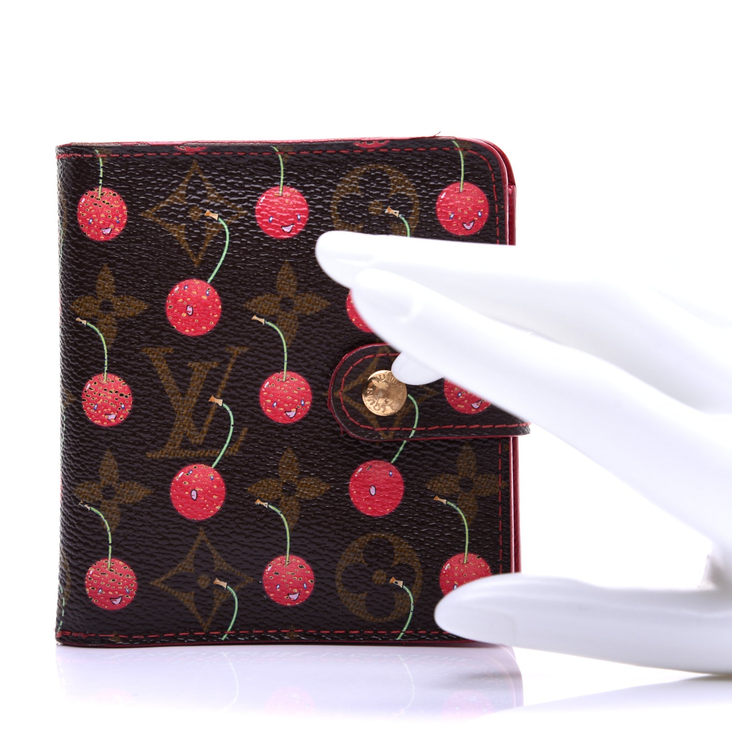 Monogram Cerises Compact Zippe Wallet