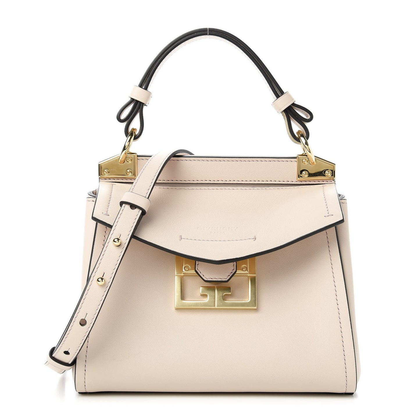 Calfskin Mini Mystic Shoulder Bag Pale Pink