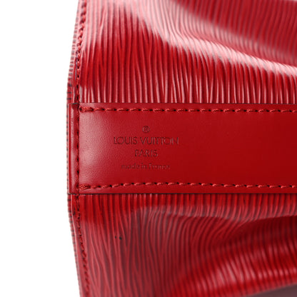 Louis Vuitton Epi Sac D'Epaule Castillan Red 6 of 11