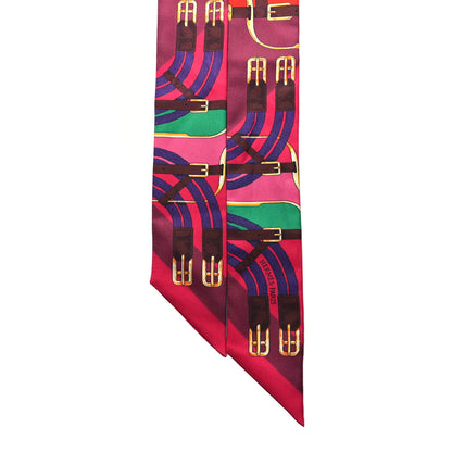 Hermes Silk Grand Manege Twilly 2 of 4