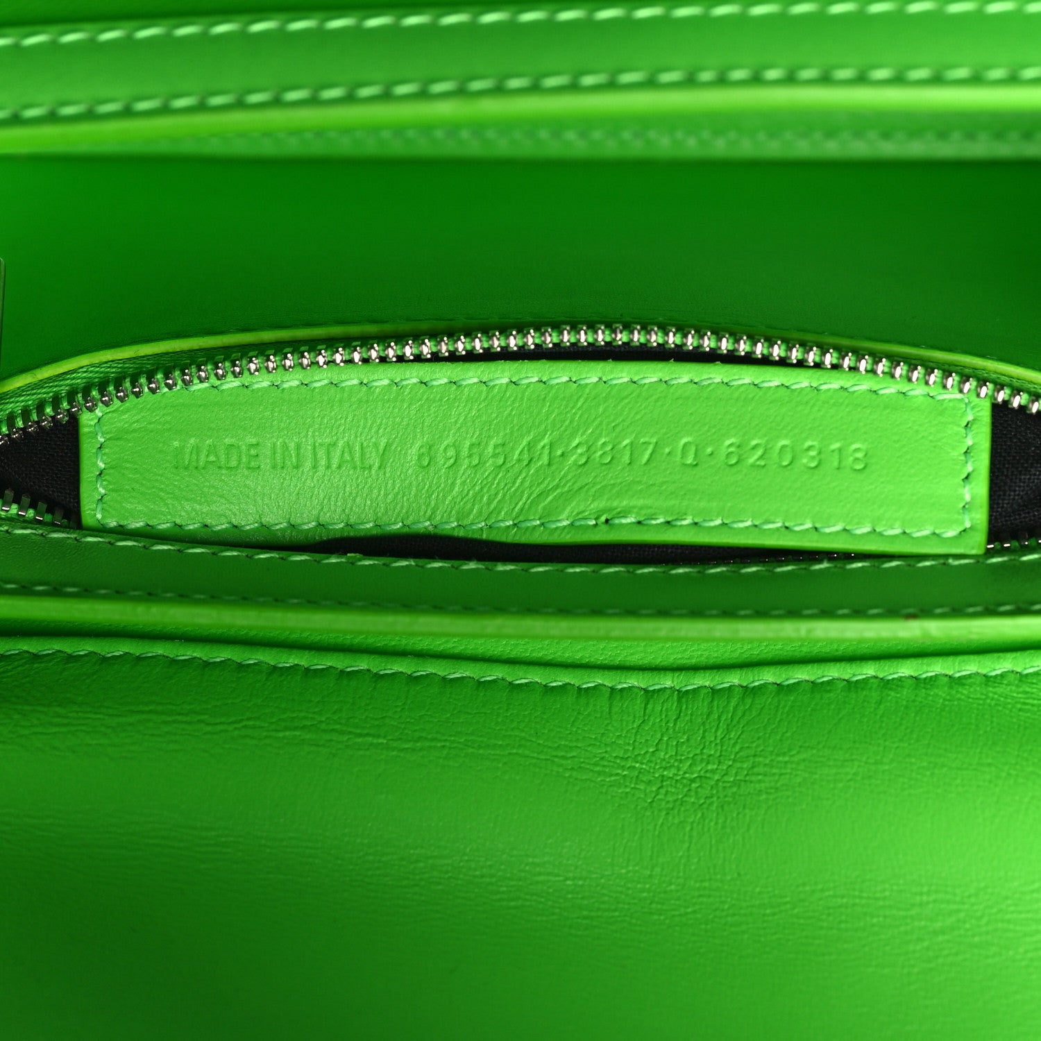 Balenciaga Classic Calfskin Small Lady Flap Bag Acid Green 7 of 12