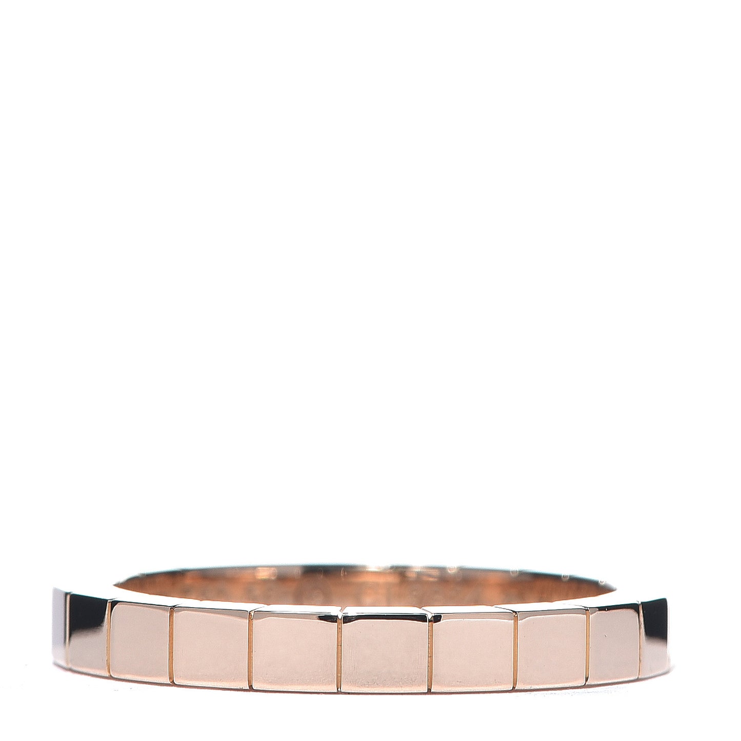 18K Pink Gold 3mm Lanieres Ring 59 8.75