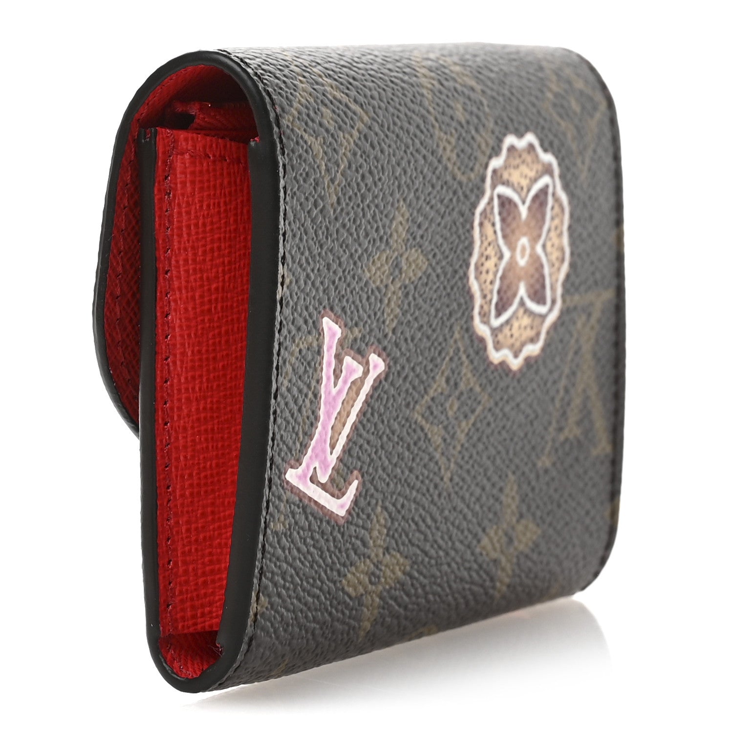 Louis Vuitton Monogram 2024 Christmas Animation Candy Factory Rosalie Coin Purse Candy Red 3 of 7