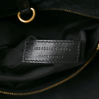 Saint Laurent Santorini Lux Calfskin Y Drawstring Tote Black 7 of 10