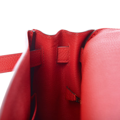 Hermes Togo Kelly Retourne 28 Rouge De Coeur 15 of 41