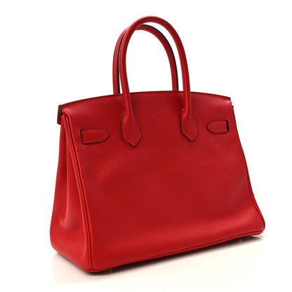 Hermes Epsom Birkin 30 Rouge Casaque 3 of 8