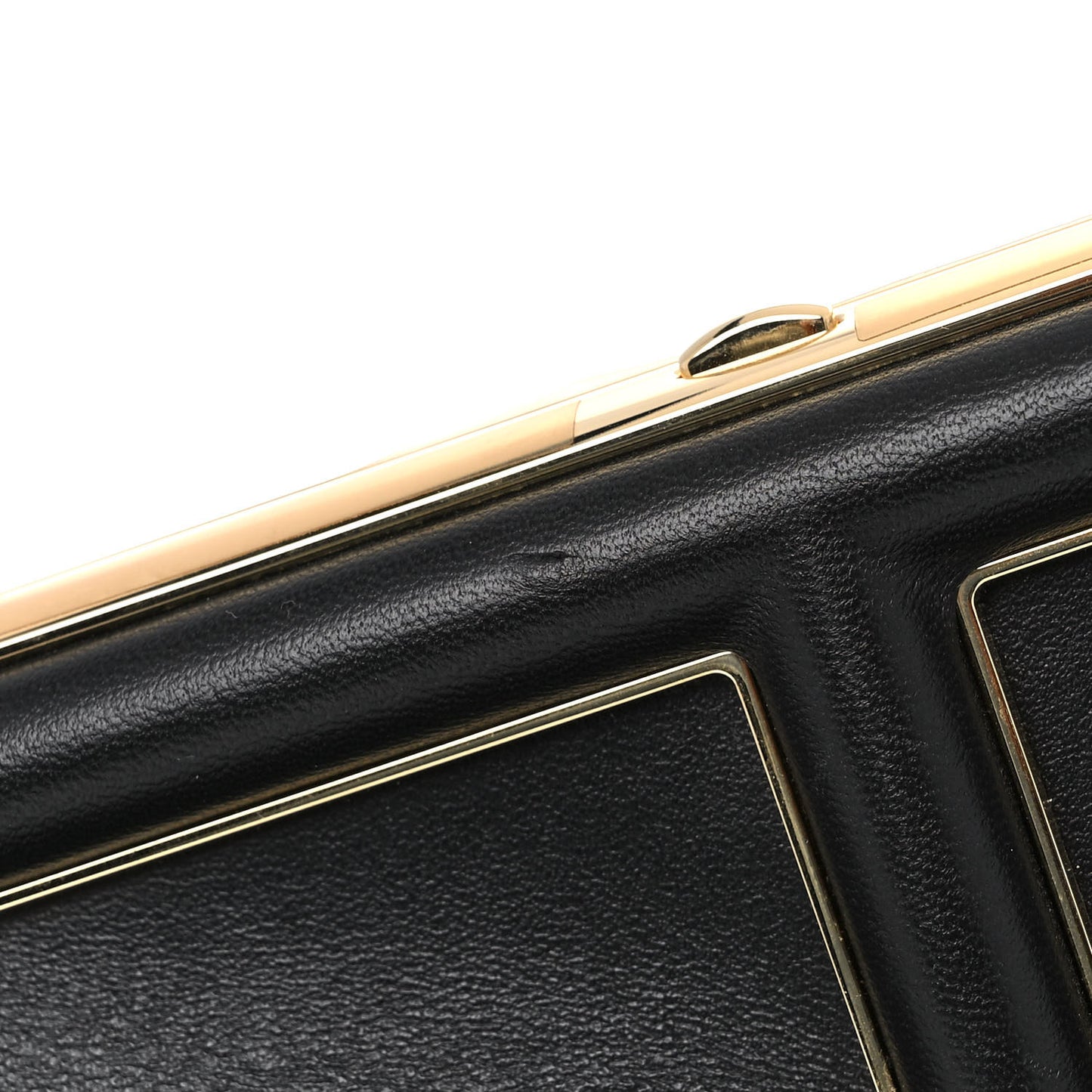 Shiny Nappa Small Fendi First Black