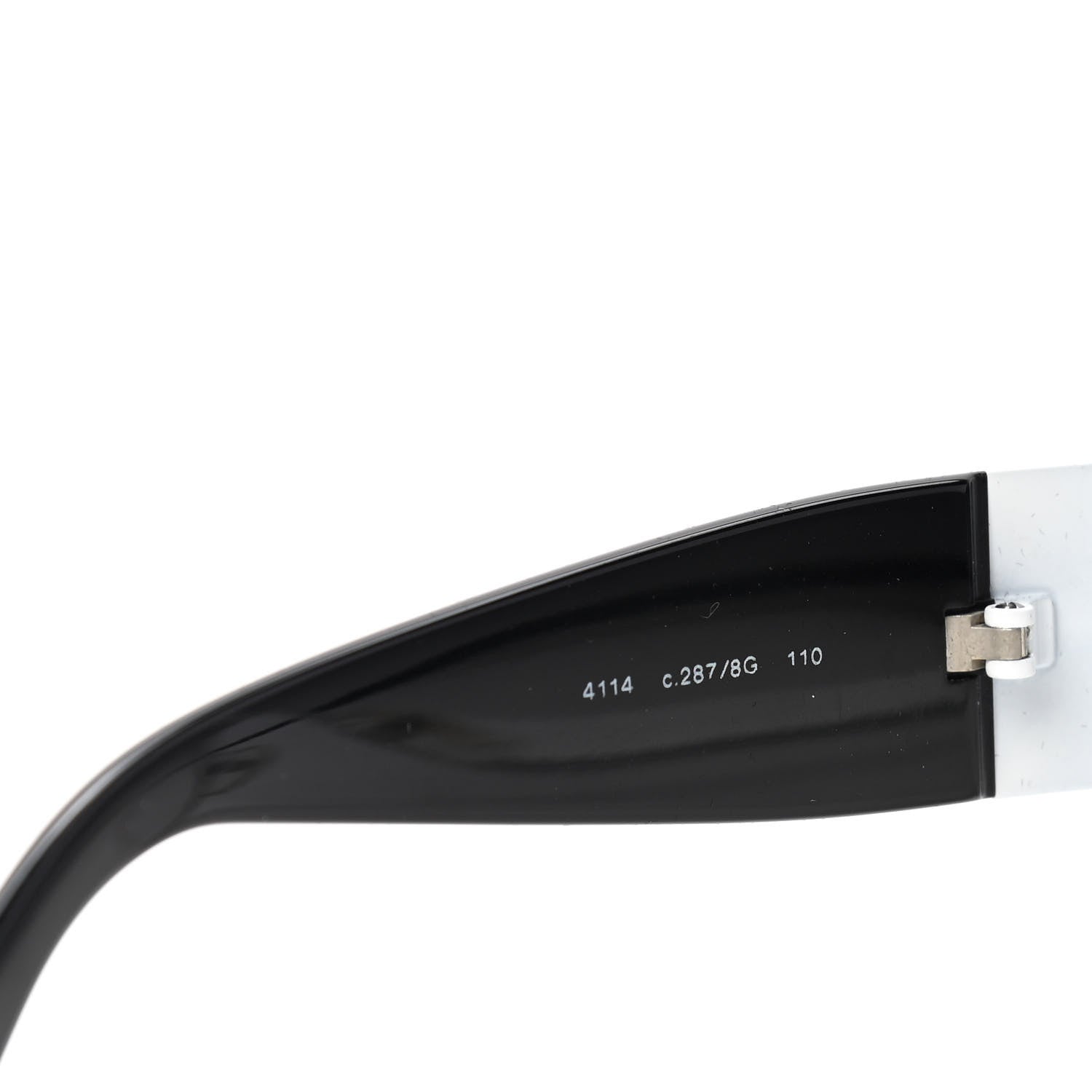 Chanel CC Sunglasses 4114 Black White 5 of 5
