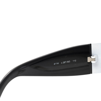 Chanel CC Sunglasses 4114 Black White 5 of 5