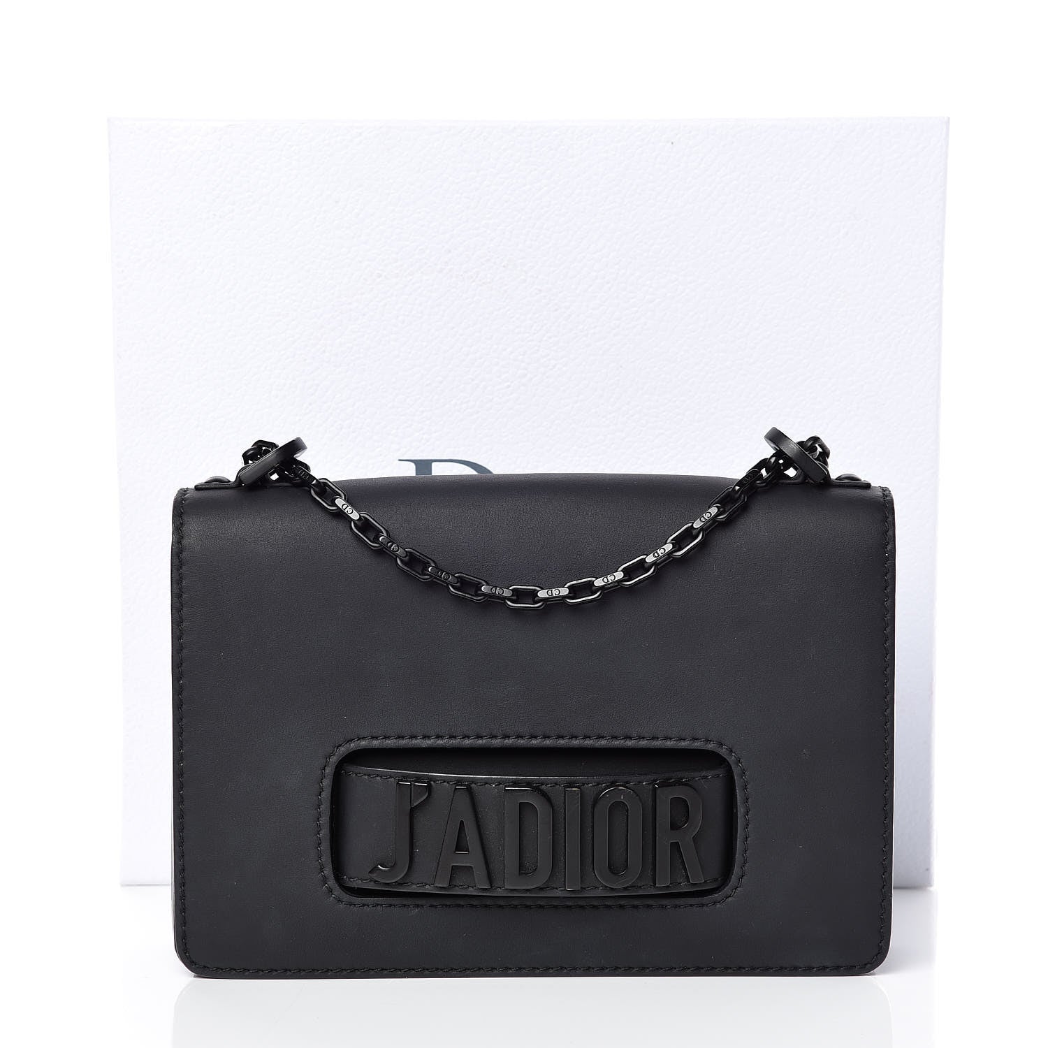Christian Dior Ultra Matte Calfskin J'Adior Chain Flap Bag Black 14 of 14
