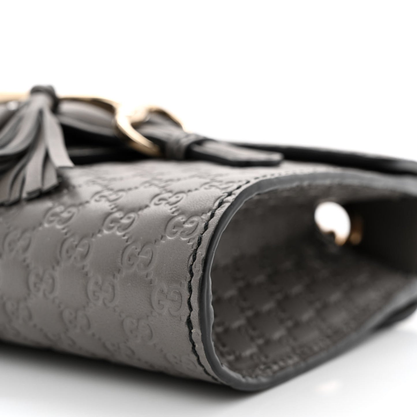 Soft Microguccissima Mini Emily Chain Shoulder Bag Loess