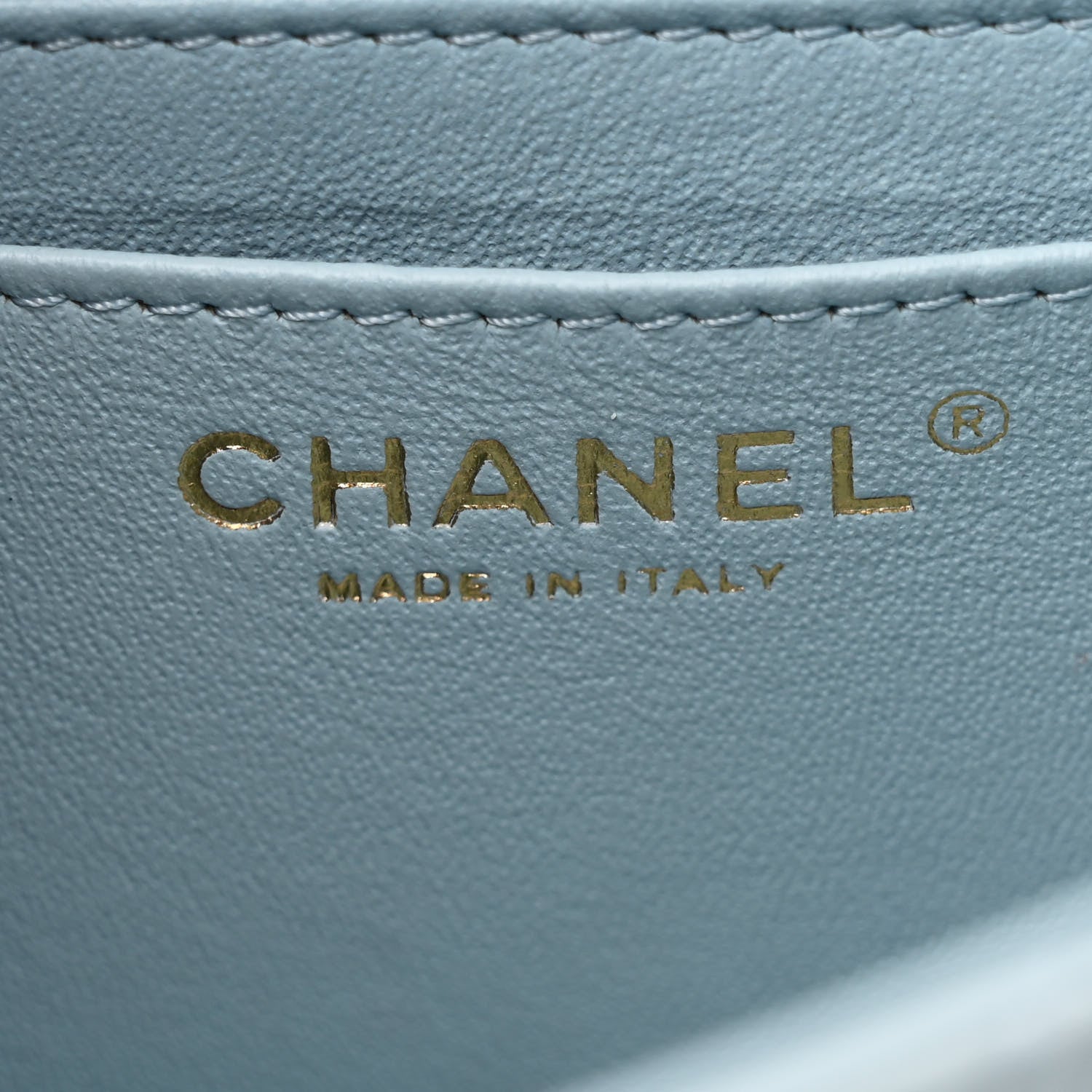 Chanel Aged Calfskin Quilted 2.55 Reissue Mini Flap Light Blue 6 of 11