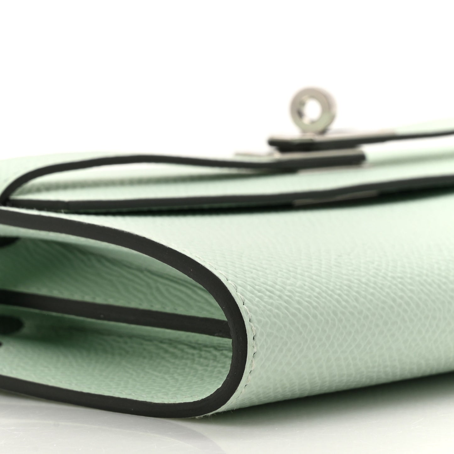 Epsom Kelly Wallet To Go Vert Peppermint
