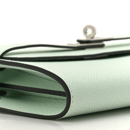 Hermes Epsom Kelly Wallet To Go Vert Peppermint 11 of 12
