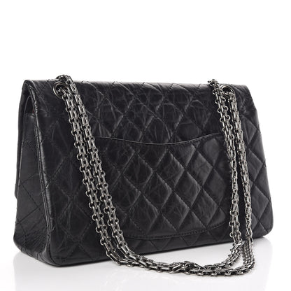 Chanel Aged Calfskin Quilted 2.55 Reissue 226 Flap Black 3 of 10