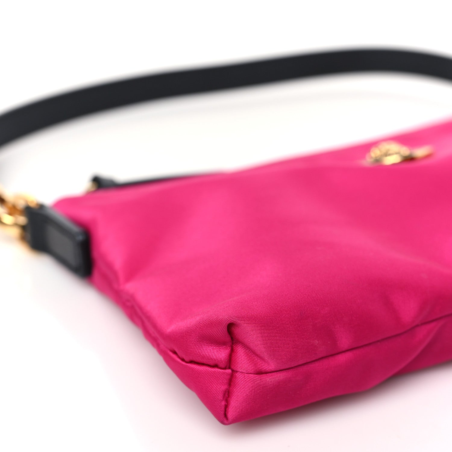 Versace Nylon Medusa Pochette Flamingo Black 7 of 8