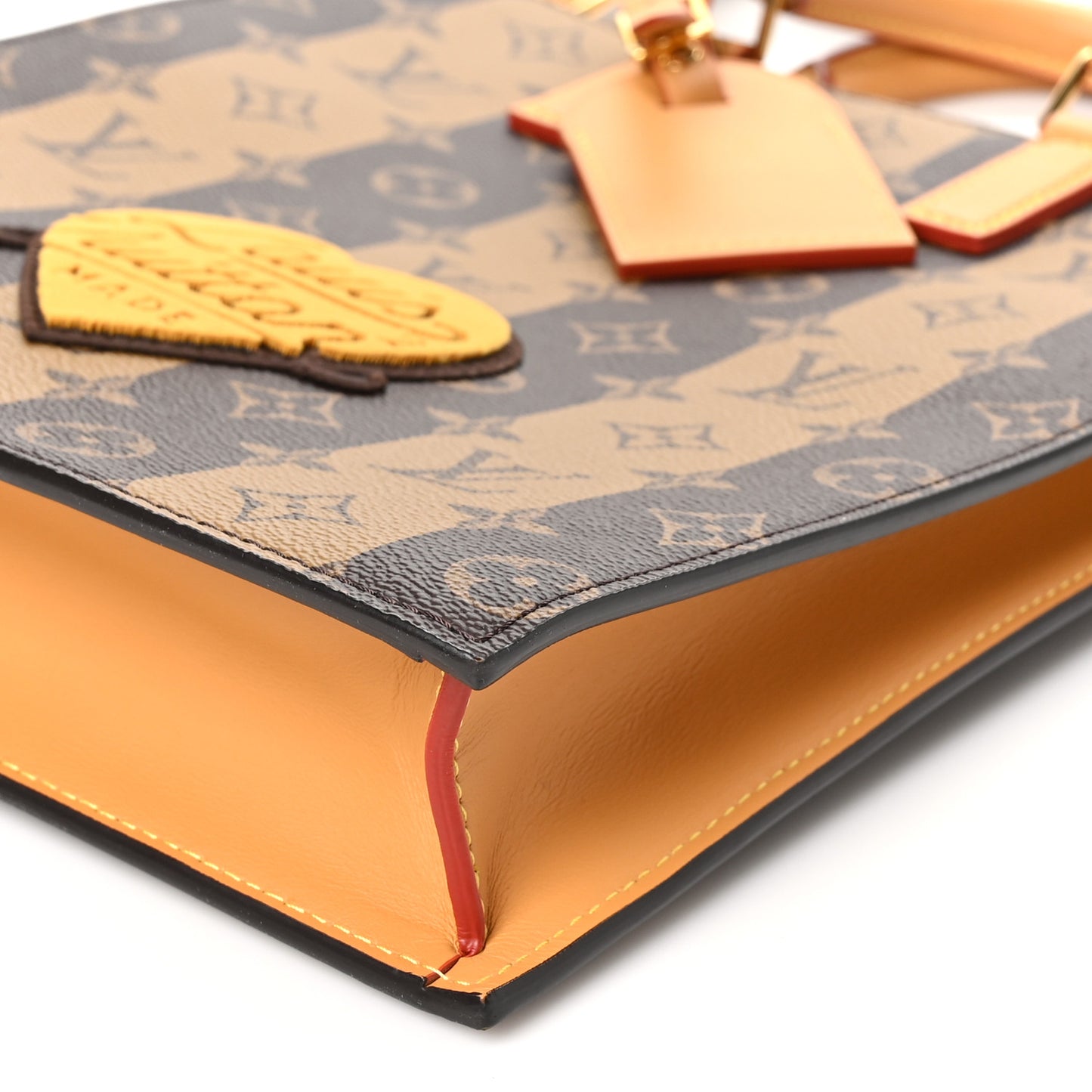 X NIGO Reverse Monogram Stripes Sac Plat Cross