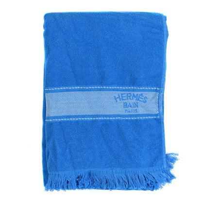 Hermes Cotton Terry Yachting Small Beach Towel Bleu Méditerranée 3 of 9
