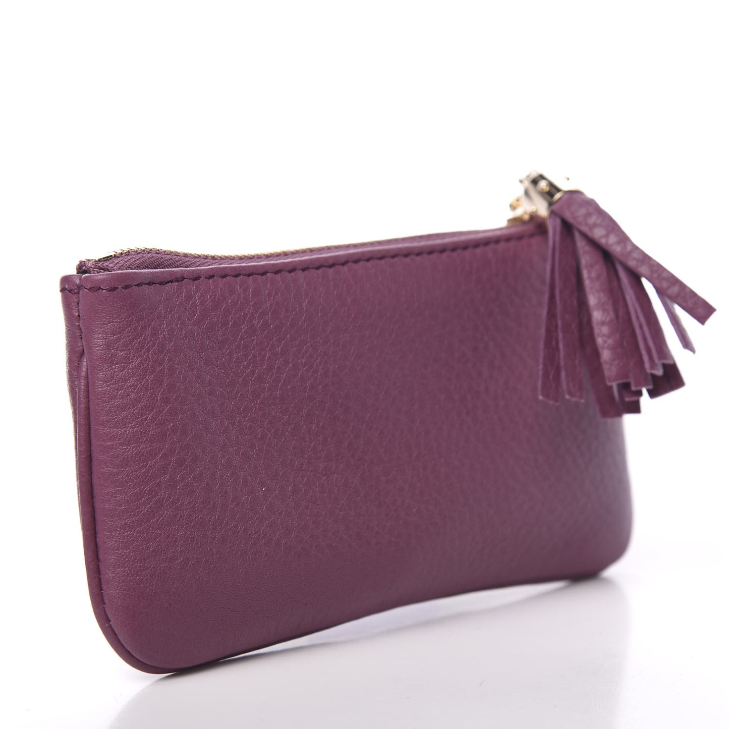Pebbled Calfskin Soho Key Case Peonia Flower