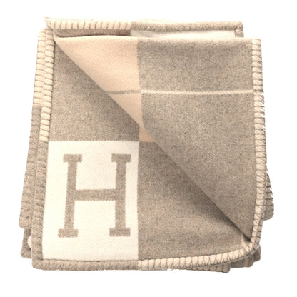 Hermes Wool Cashmere Avalon III Blanket Coco Camomille 2 of 3
