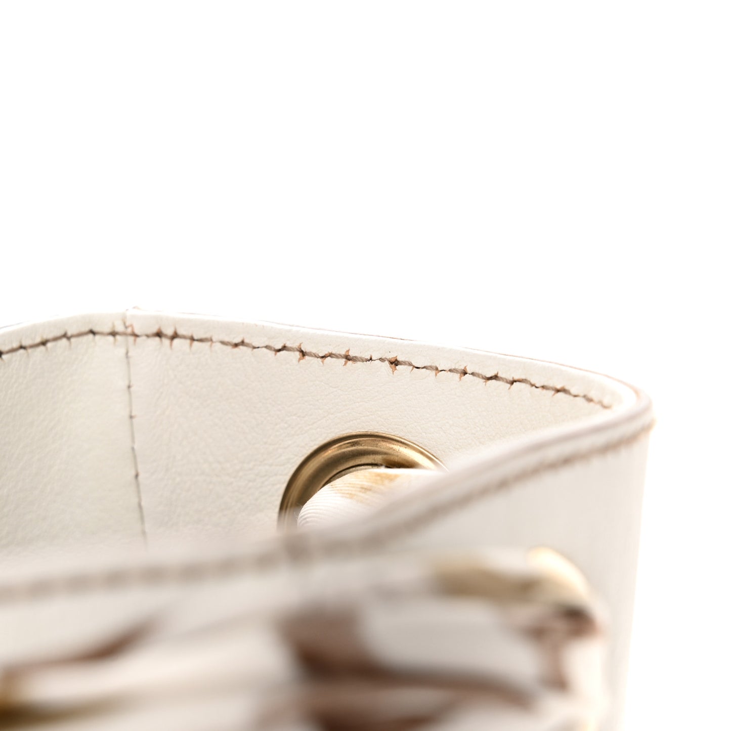 Monogram Large Positano Tote Off White