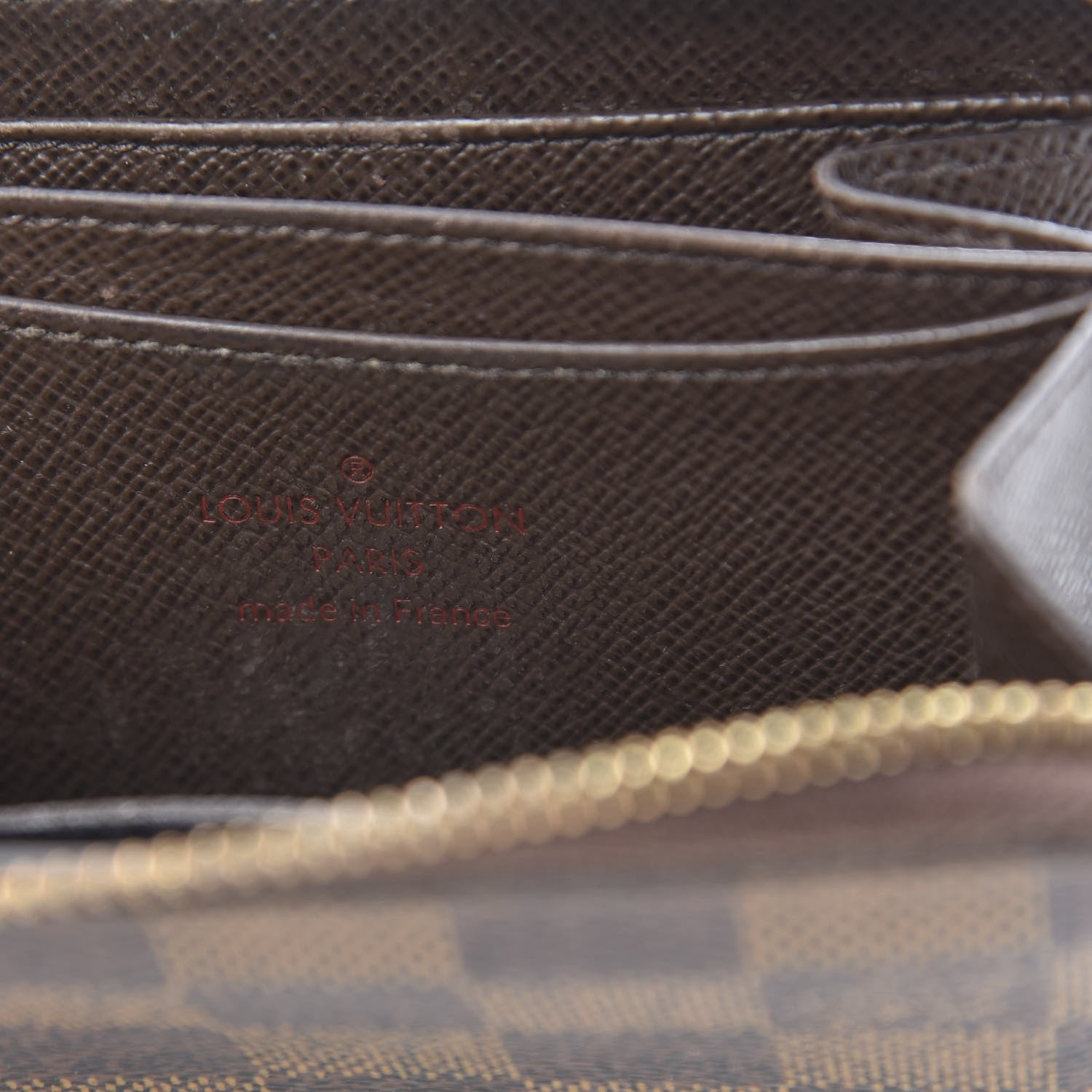 Louis Vuitton Damier Ebene Zippy Coin Purse Rose Ballerine 6 of 10