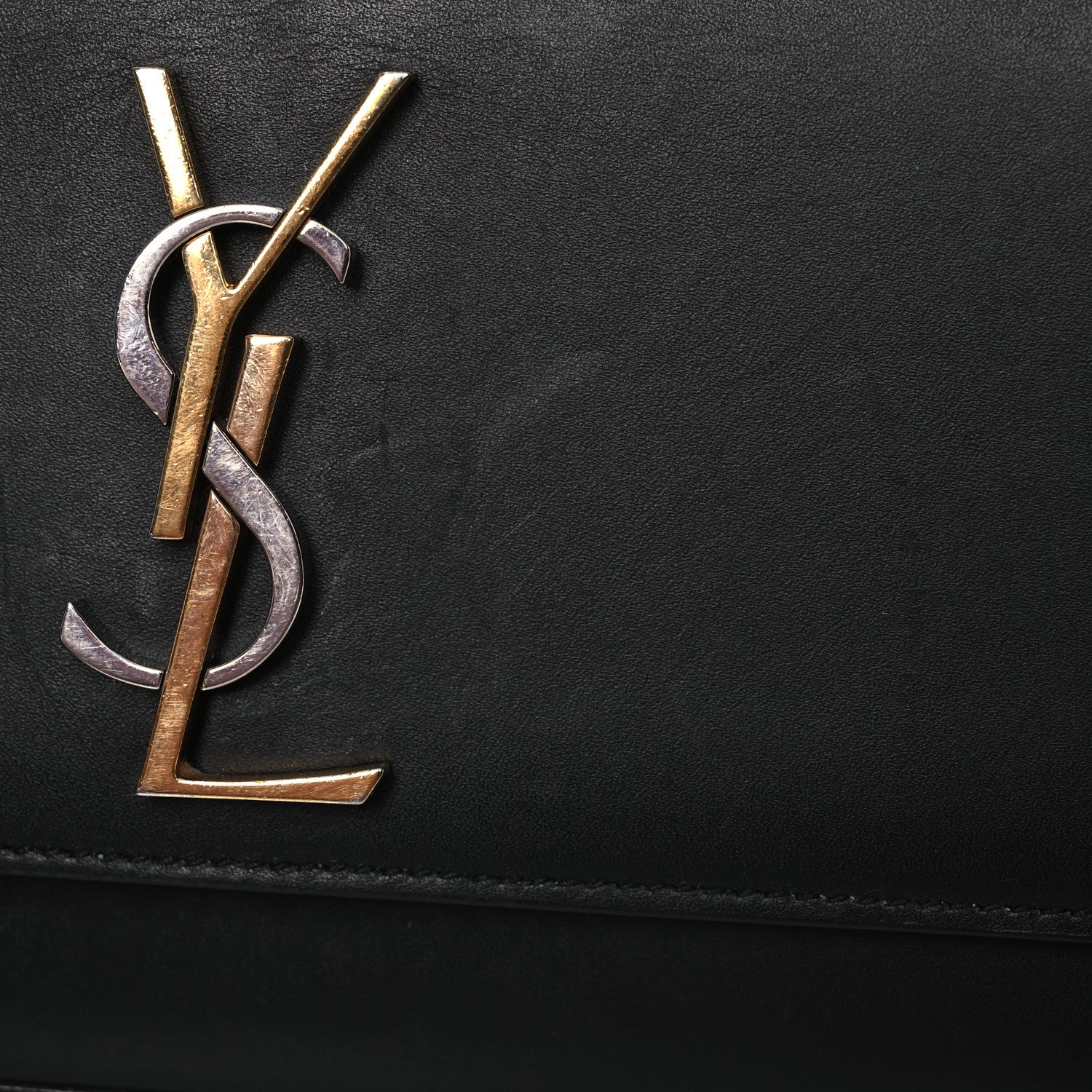 Saint Laurent Calfskin Small Monogram Kate Satchel Black 11 of 14