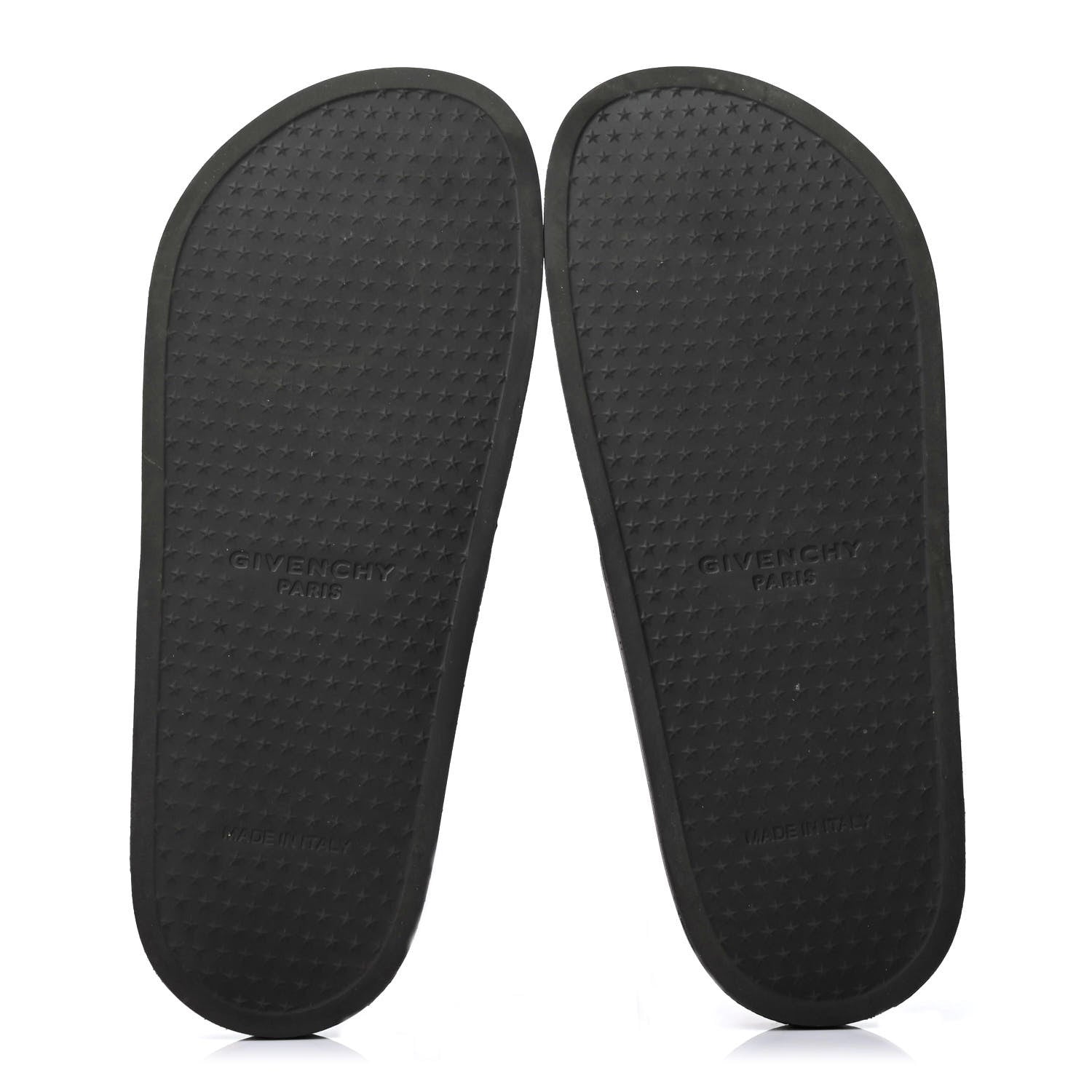 Givenchy Rubber Checkered Logo Pool Slide Sandals 38 Black 4 of 4