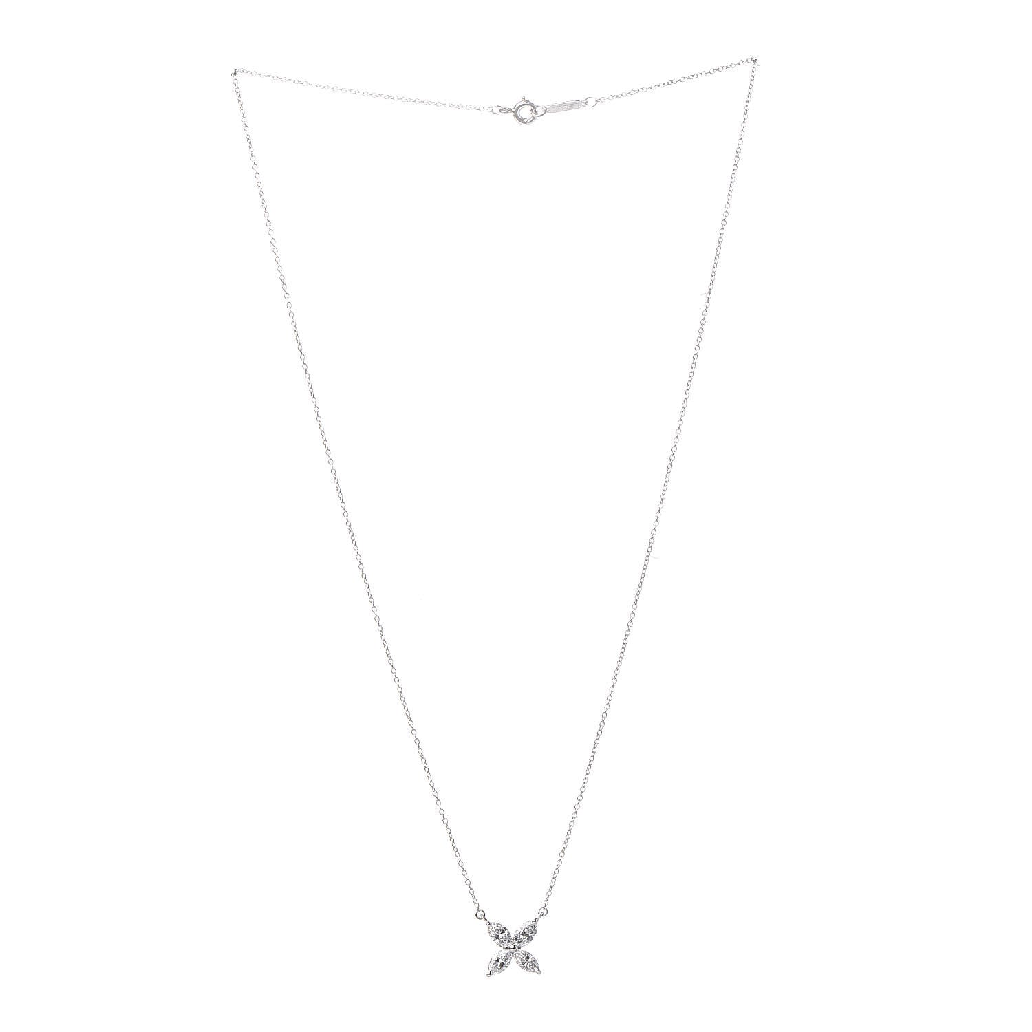 Tiffany Platinum Diamond Large Victoria Necklace 3 of 6