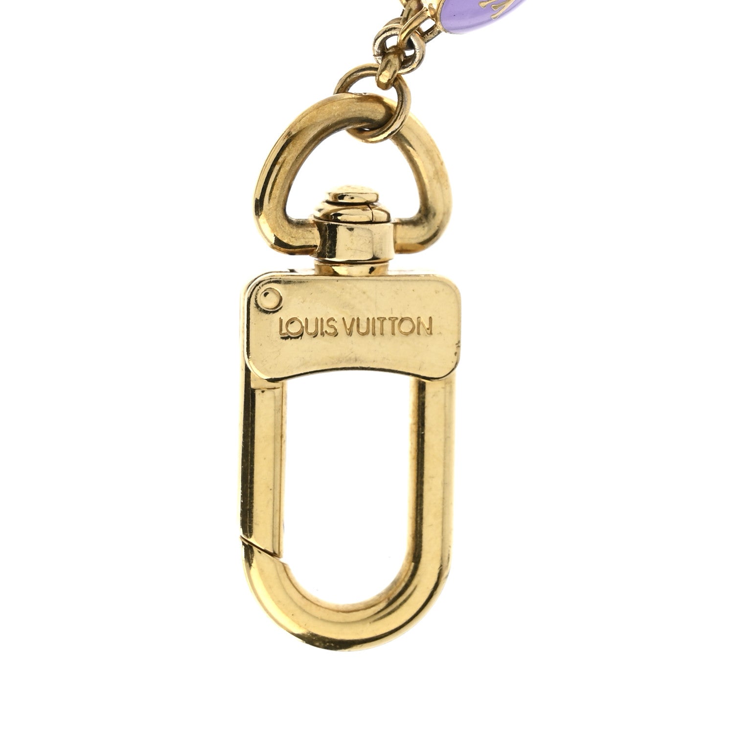 Louis Vuitton Metal Enamel Pastilles Key Chain Bag Charm